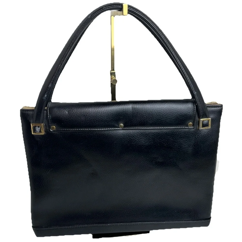 Vintage Jerry Terrence RARE Works of Art Collection Leather Handbag 1966 USA‎